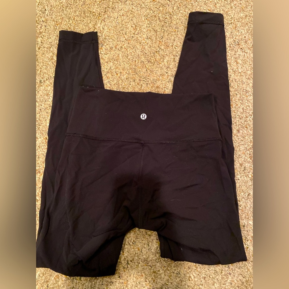 black lulu align leggings